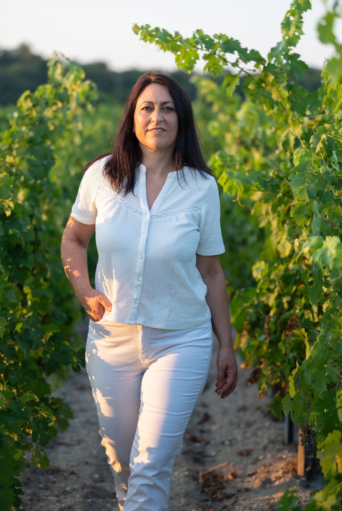 Sandrine Paraud Marot, sophrologue à Parempuyre (33290), dans les vignes du Médoc
